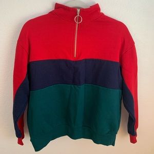 Forever 21 Tops - Forever 21 Half-Zip Crewneck Size: M Forever 21 Tops - Forever 21 Half-Zip Crewneck Size: M